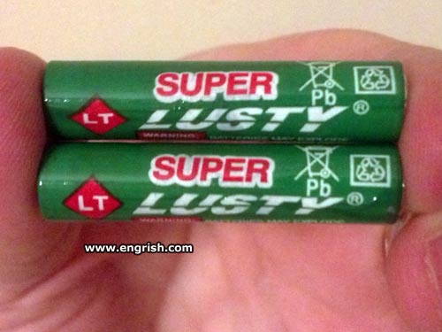 Image result for lusty batteries